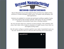 Tablet Screenshot of beyondmfg.com